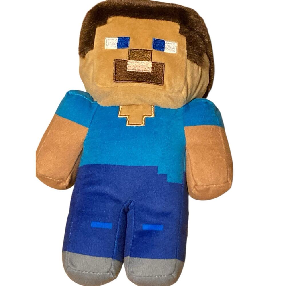 Minecraft Mojang Toy Factory Steve 8" Plush Stuffed Animal